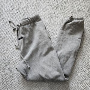 ESSENTIALS FEAR OF GOD Grey Sweatpant Joggers Fleece Large